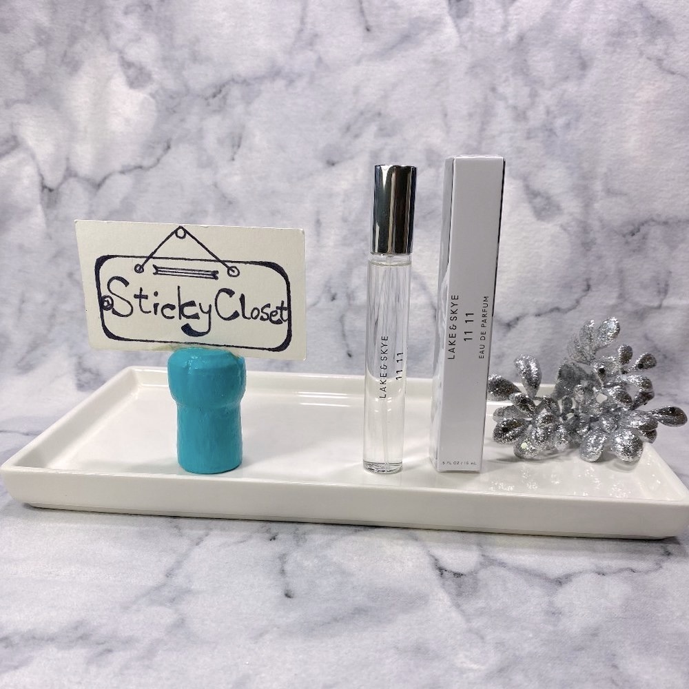 Lake & Skye 11 11 EDP Woody Aromatic White Musk-Travel 15ml,0.5oz-BOXED-NEW